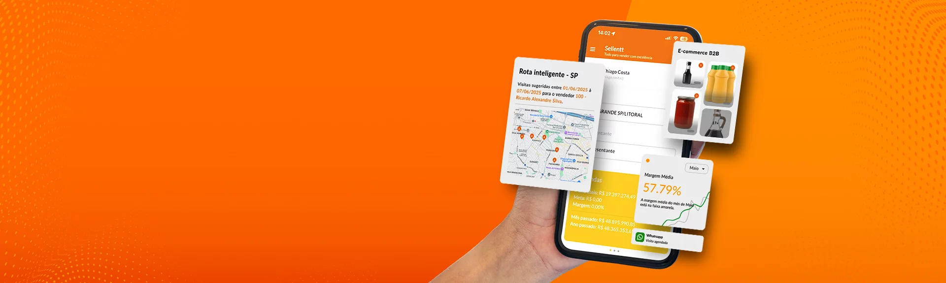 Cliente Sellentt sempre pode mais.