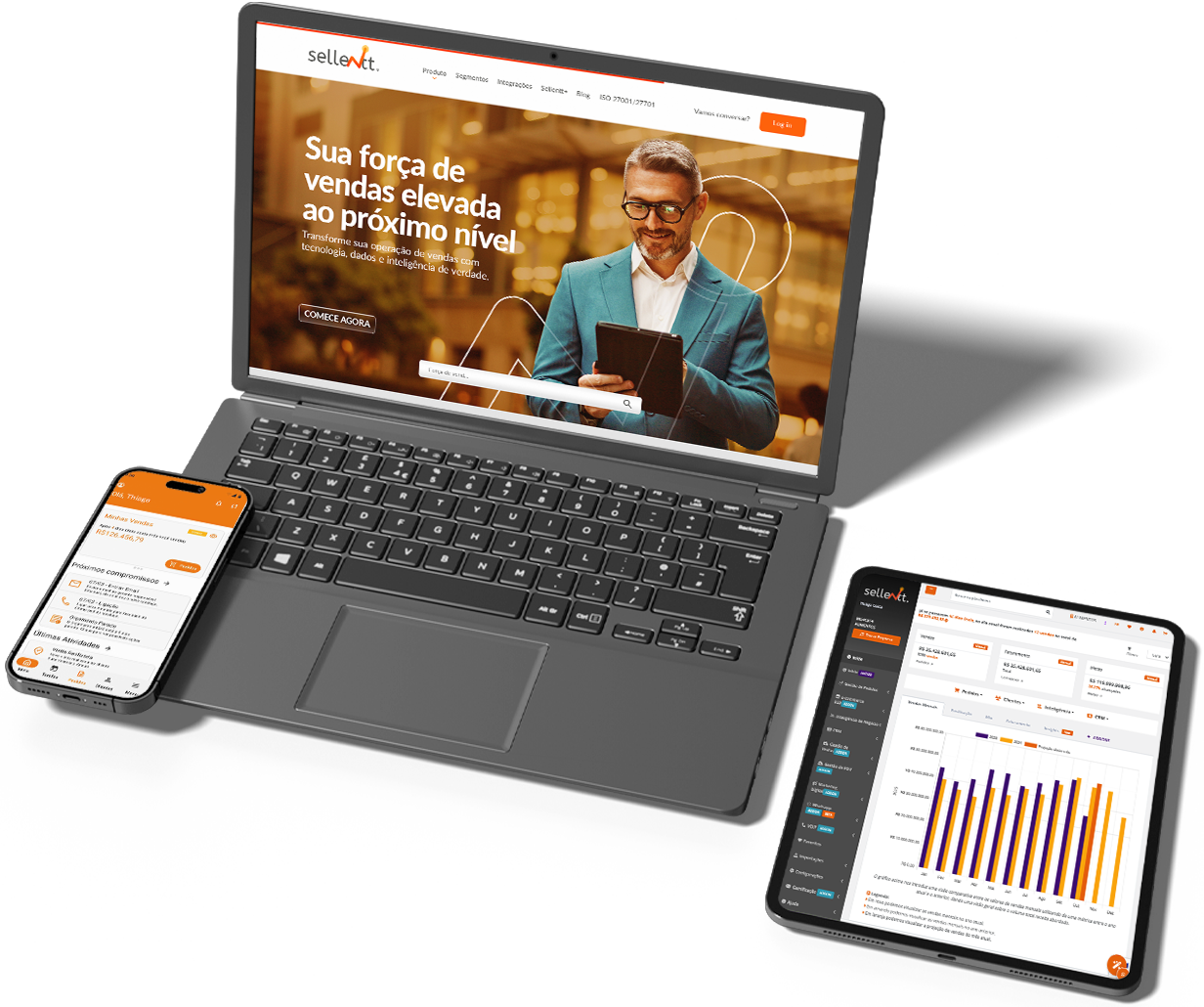 De perto ou de longe, do desktop ou do celular.